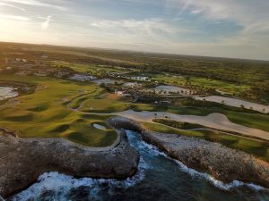 Puntacana (Corales) 9th Aerial Sunset